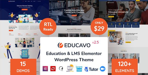 Educavo 3.2.0 – 教育 WordPress 主题