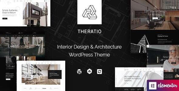Theratio 1.3.7 – 建筑与室内设计Elementor WordPress主题