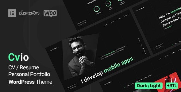 Cvio 3.2.7 – 个人作品集 WordPress 主题
