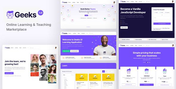 Geeks 1.2.22 – 在线学习市场 WordPress 主题