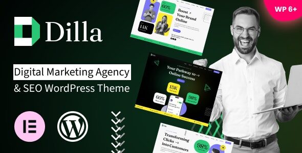 Dilla 1.0 – 数字营销机构和SEO WordPress主题